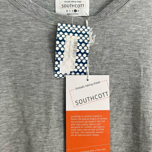 SOUTHCOTT To The Point Asymmetrical Long Sleeve Shirt NWT Size 3 - Picture 6 of 13